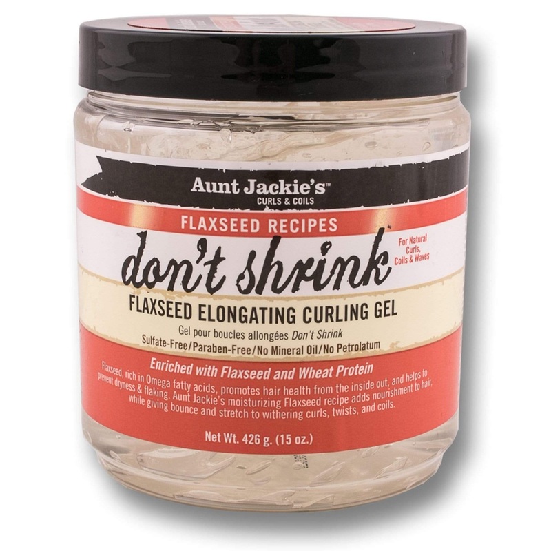 Dont Shrink Flaxseed Elongating Curling Gel 426g | With Flaxseed & Wheat Protein  Defines Curls Adds Stretch & Moisture