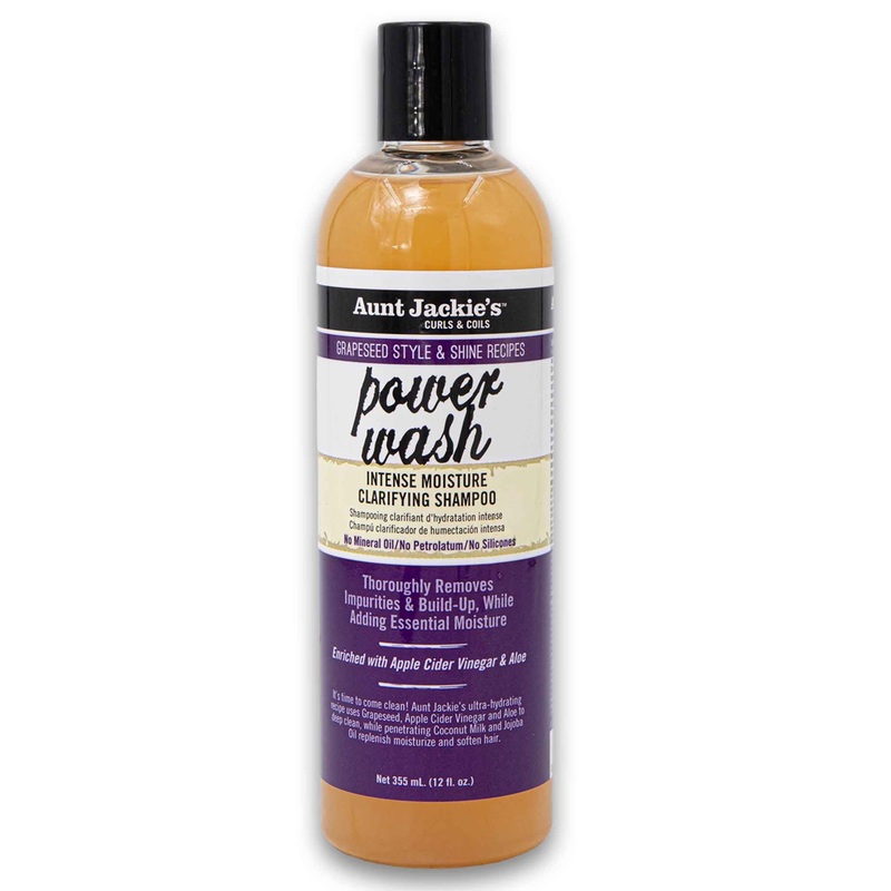 Power Wash Intense Moisture Clarifying Shampoo 355ml | Apple Cider Vinegar & Aloe  Removes Impurities & Build-Up While Restoring Moisture