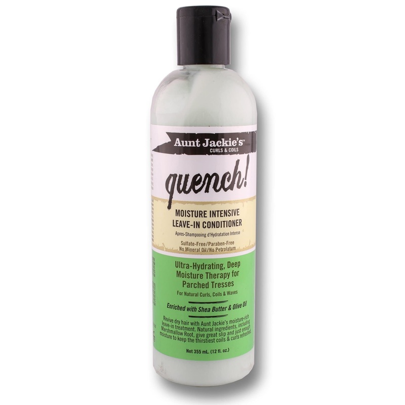 Quench Moisture Intensive Leave-In Conditioner 355ml | Shea Butter & Olive Oil  Deep Hydration for Dry Parched Hair