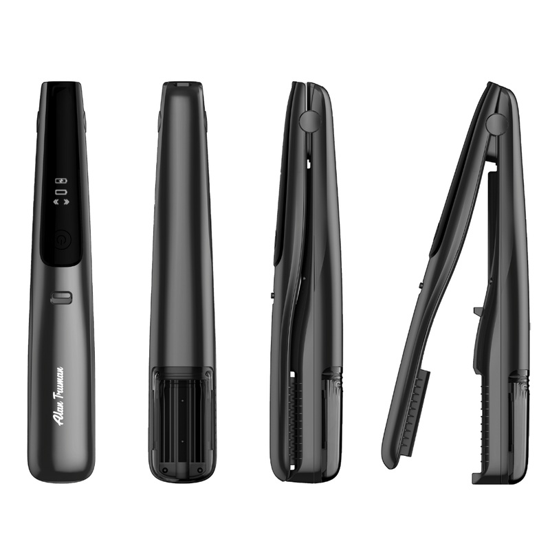 Alan Truman Automatic Split-ends Trimmer for dry and damaged hair-ends and flyaways – Grey