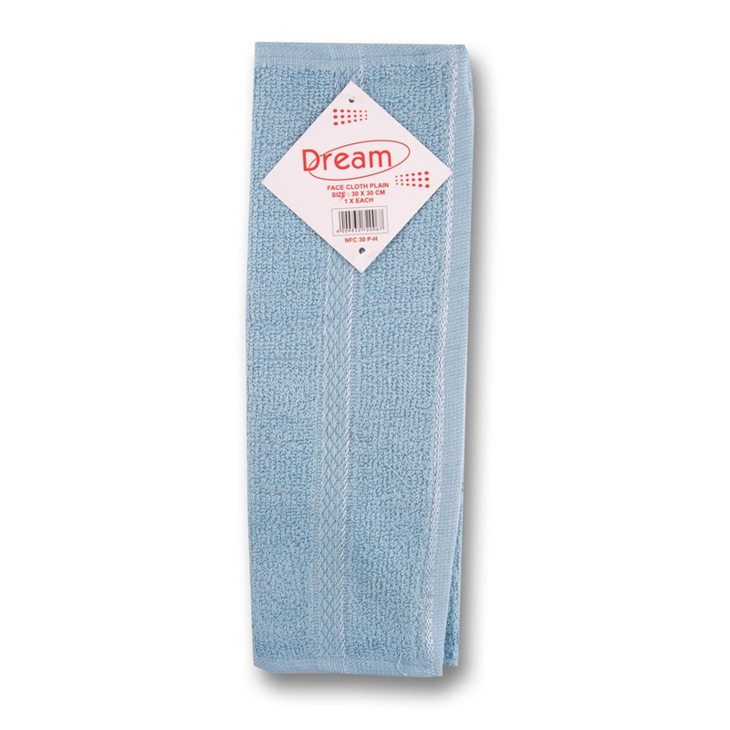 Face Cloth Plain 30 x 30cm – 1 Pack