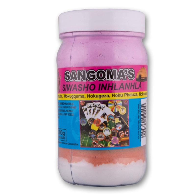 Siwasho Powder 300g-Inhlanhla (Mixed) & Bheka Mina (Red) & Vulakuvaliwe (White) & Semali (Yellow) & Mkhanyakude (Orange) & Sesicitho (Green) & Woza Woza (Purple) & Sebandla (Grey) & Samacala (Pink) & Samaphupho (Light Orange) & Somshado (White & Red) & Ok