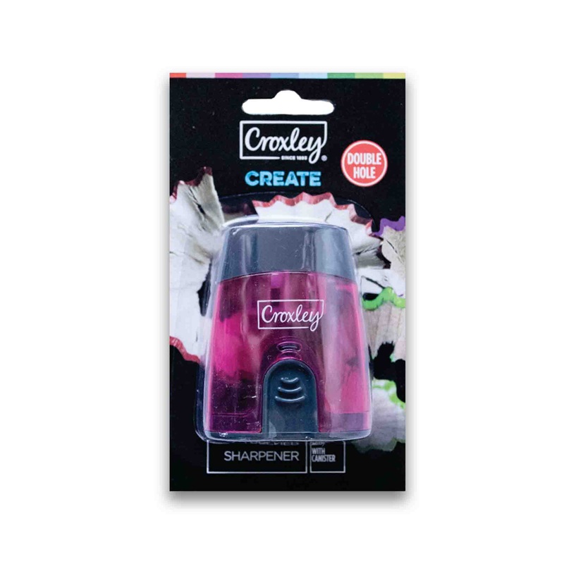 Double Barrel Sharpener with Canister