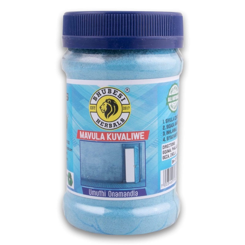 Bhubesi Bath Salt 320g-Mavula Kuvaliwe & Isiwasho Semali & Mkhanyakude & Impindamshaye & Imimoya Emibi & Bheka Mina Ngedwa & Wesichitho Nesinyama & Senhlanhla Siwasho