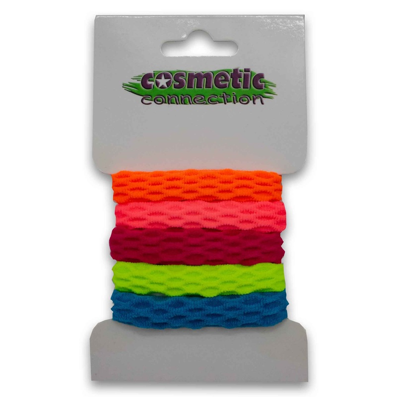 Hair Elastic Rings 5s Neon – Ponytail Accessory
