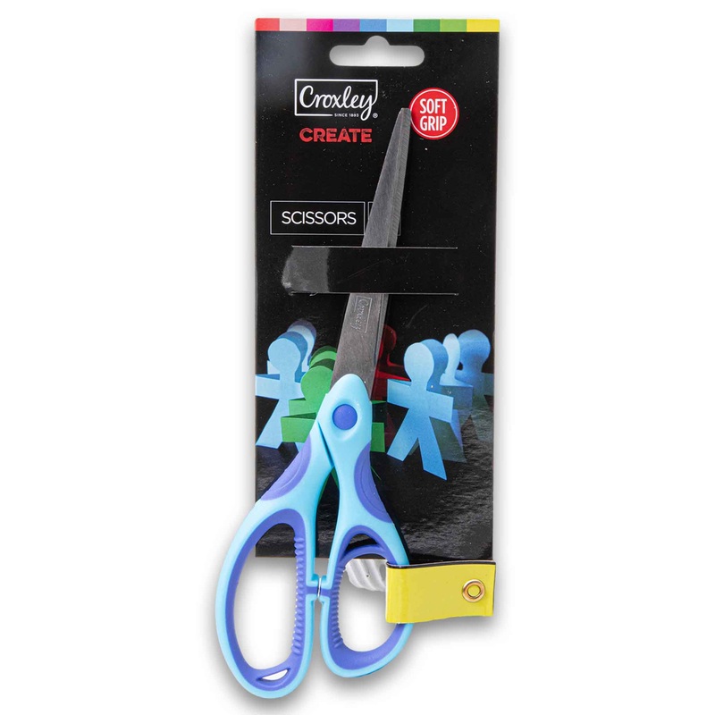 Scissors with Soft Grip 21cm – Assorted Colour