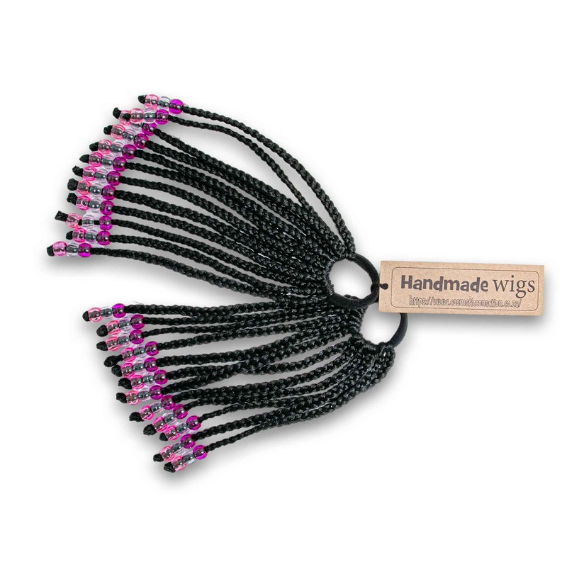 Handmade Braided Hair Extension 2 Piece – Assorted Colour