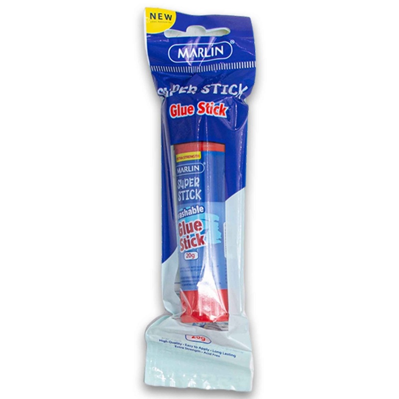 Marlin Super Stick Washable Glue Stick Extra Strength 20g