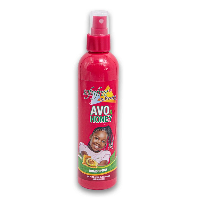 Avo & Honey Braid Spray for Kids 250ml | Glossy Shine & Silky Feel  Nourishing Formula