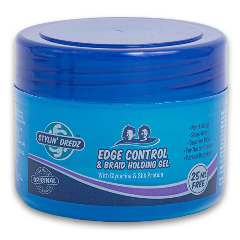 Edge Control & Braid Golding Gel with Glycerine & Silk Protein Non-flaking 250ml