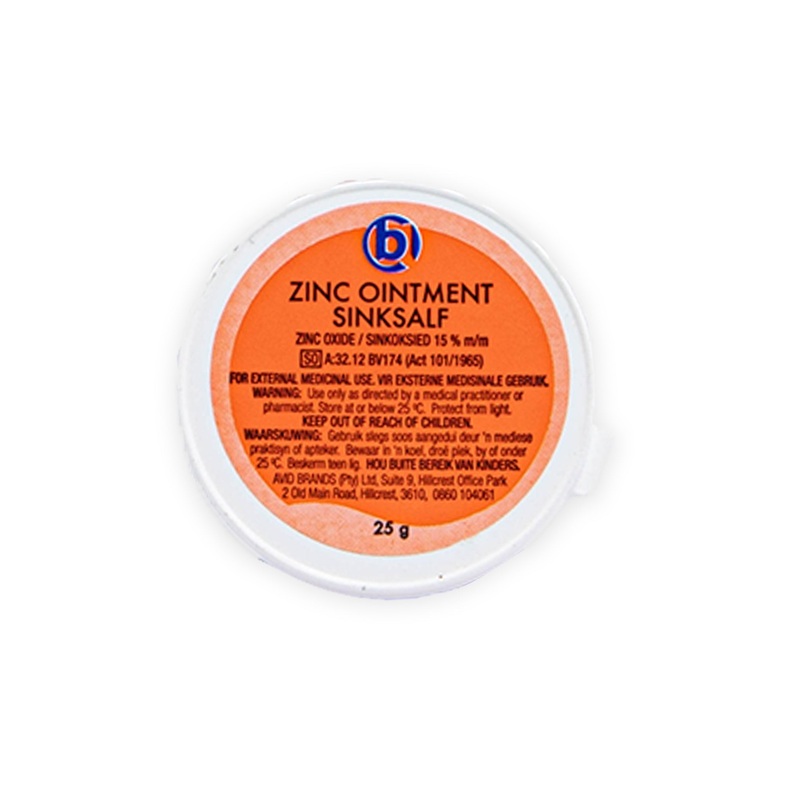 Zinc Oxide Ointment Soothing & Protecting Skin Conditions 25g