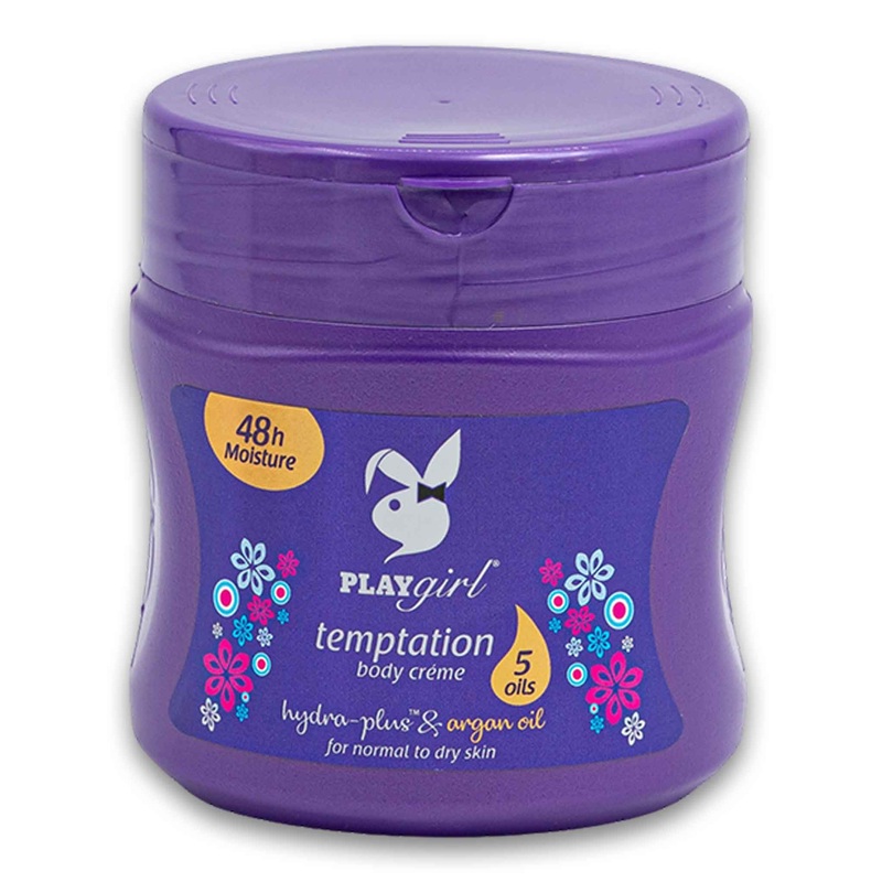 Temptation Body Cream 400ml for Woman | With Hydra-Plus & Argan Oil + 5 Oils  48hr Moisture