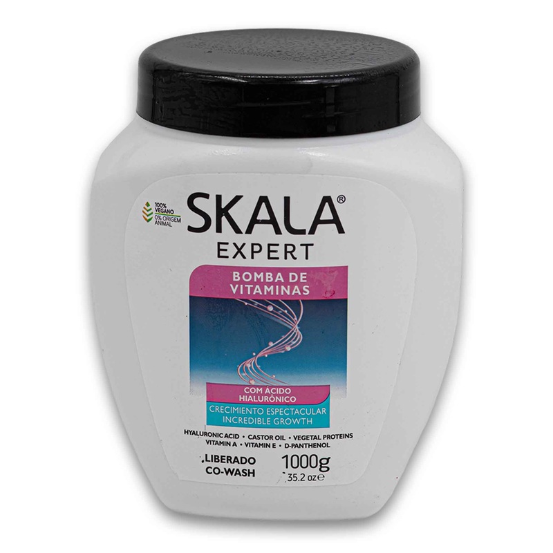 Vitamin Bomb Hair Treatment Cream 1kg | Co-Wash for Incredible Growth | Hyaluronic Acid Castor Oil & Vitamins – Vegan Formula