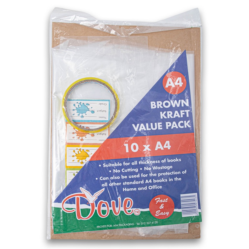 Back to School Brown Kraft Value Pack 10 x A4