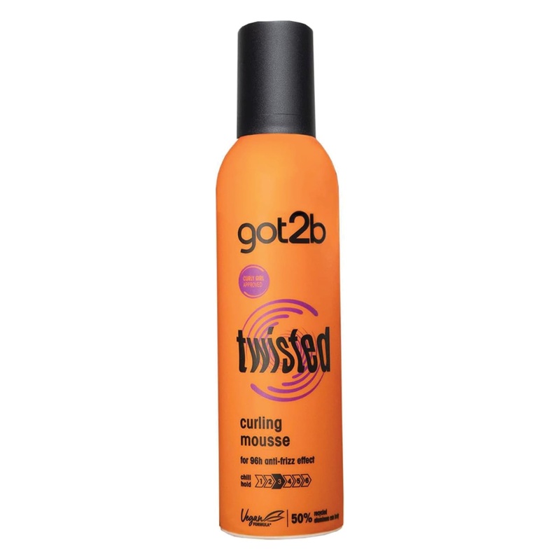Twisted Curling Mousse 250ml | 96h Anti-Frizz Effect  Defines & Holds Curls with Flexible Control