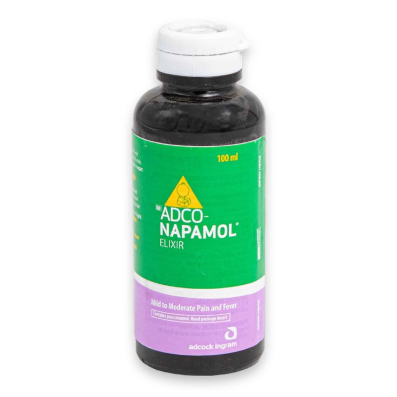 Adco-Napamol Elixir 100ml | Relief from Mild to Moderate Pain & Fever
