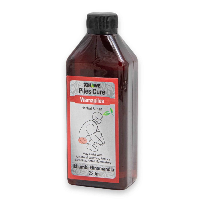 Piles Cure Wamapiles Herbal Tonic 220ml | Natural Laxative & Anti-Inflammatory Support