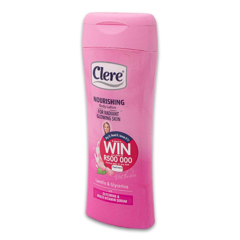 Nourishing Body Lotion with Lanolin & Glycerine 200ml | For Radiant Glowing Skin  Glycerine & Multi-Vitamin Serum