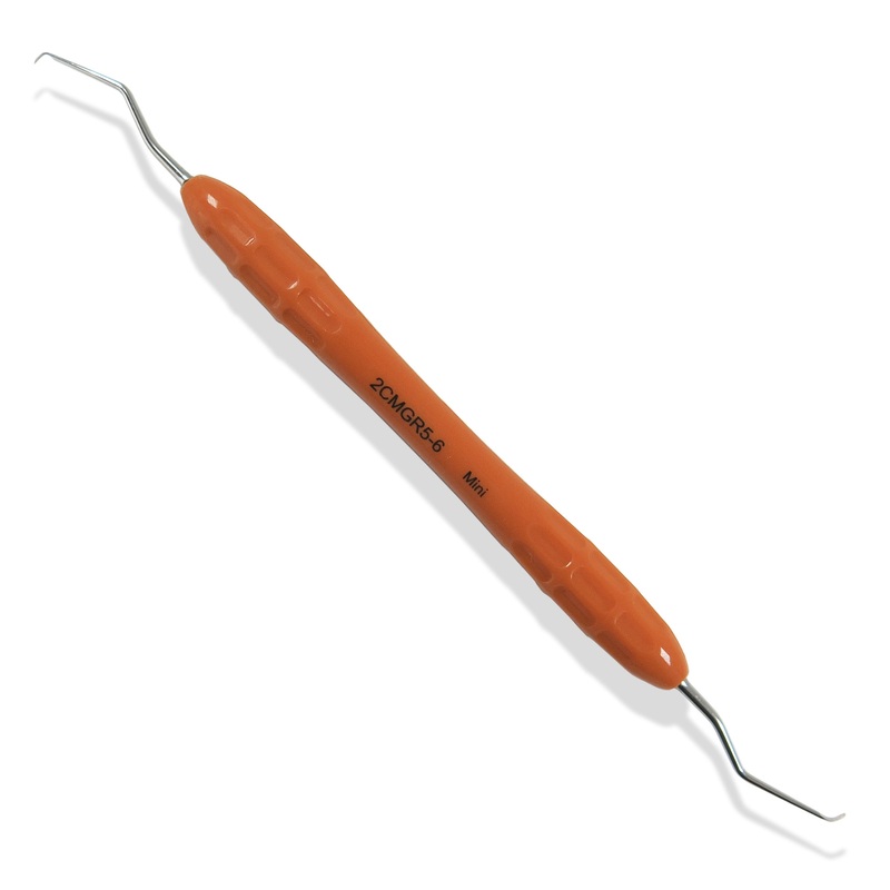 Dental 5/6 Mini Five Gracey Curette Anterior and premolar Silicone Handle Premium Osung -2CMGR5-6