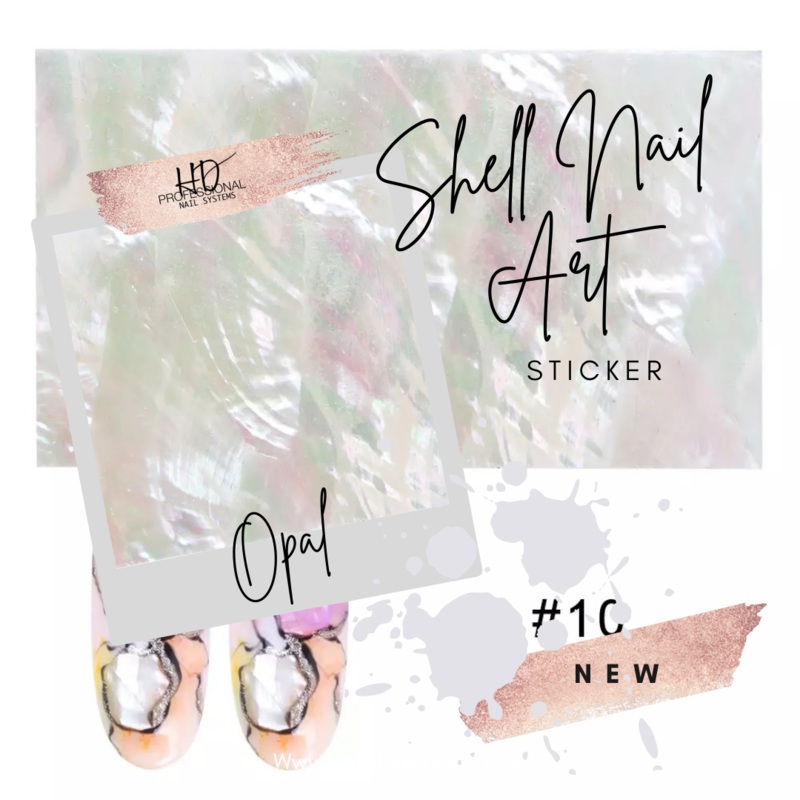 *NEW* Shell Nail Art Sticker – Opal
