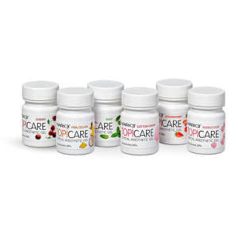 TopiCare Topical Anesthetic Gel Cherry 20% Benzocaine 1oz. Jar – MARK3*