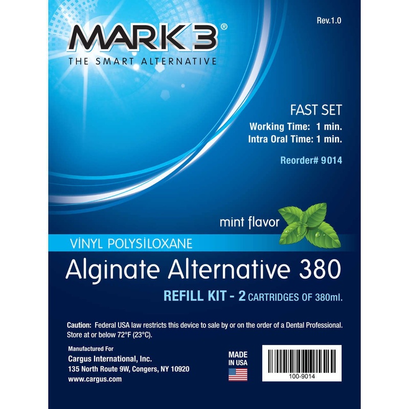 Alginate Alternative Fast Set 380ml 2/pk. – MARK3*