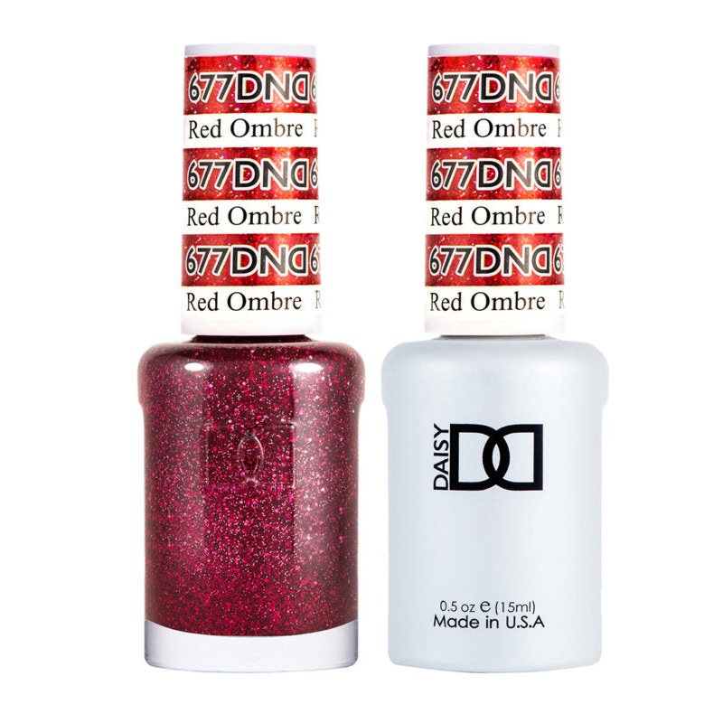 DND Gel Polish DND Duo – Red Ombre 677