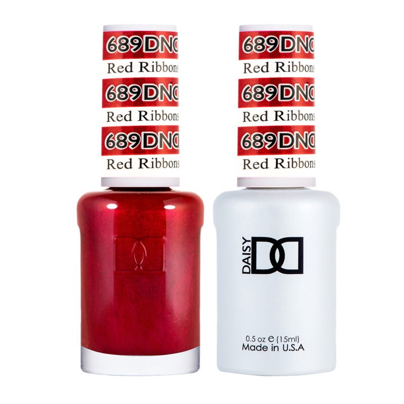 DND Gel Polish DND Duo – Red Ribbons 689