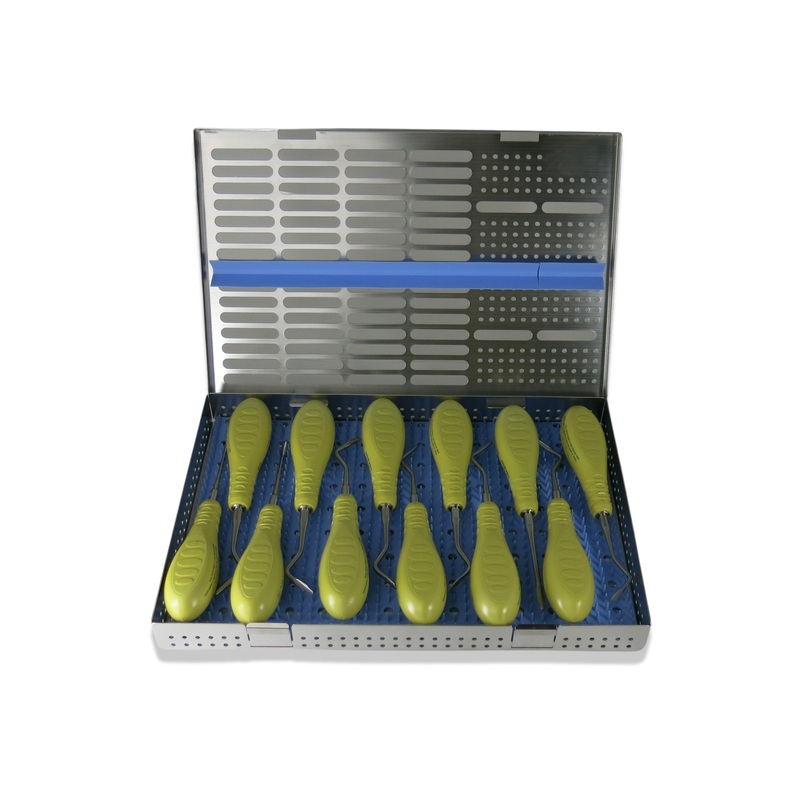 OSUNG Full Set of 13 LUXATING regular sharp ELEVATORS KIT  |  N-102