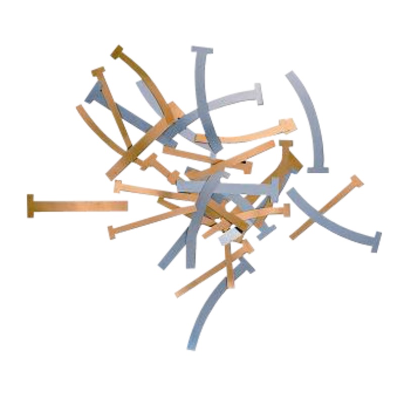 T-Bands Brass Staight Narrow 100/pk. Pulpdent