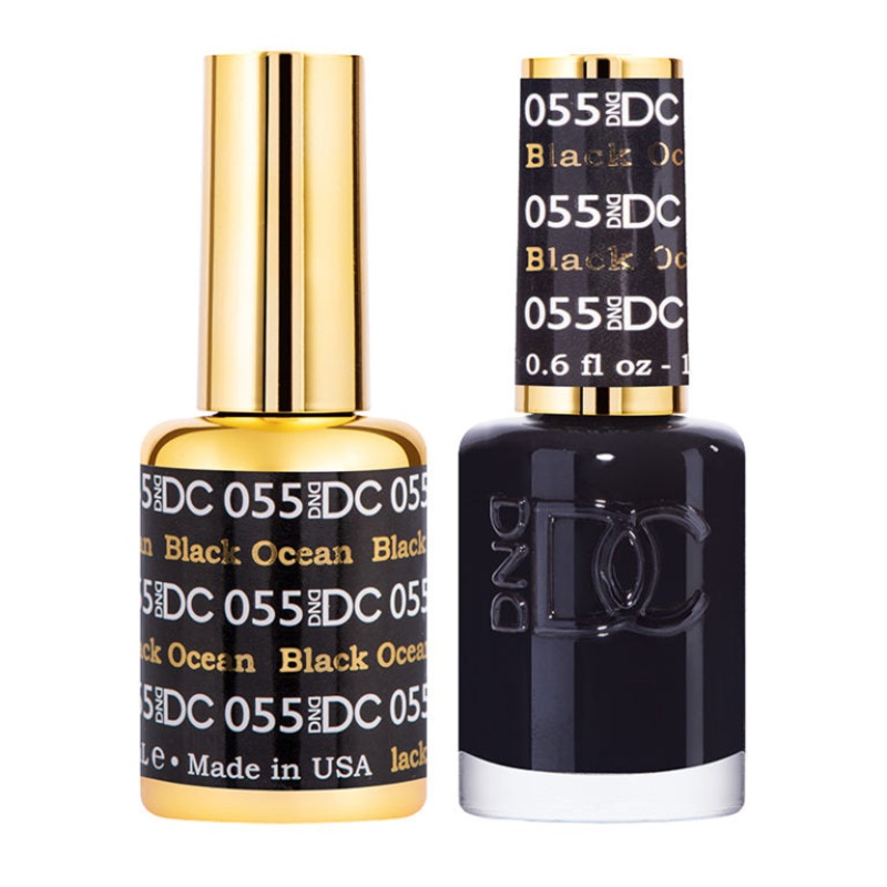 DC DUO Gel Polish and Lacquer – Black Ocean DC055