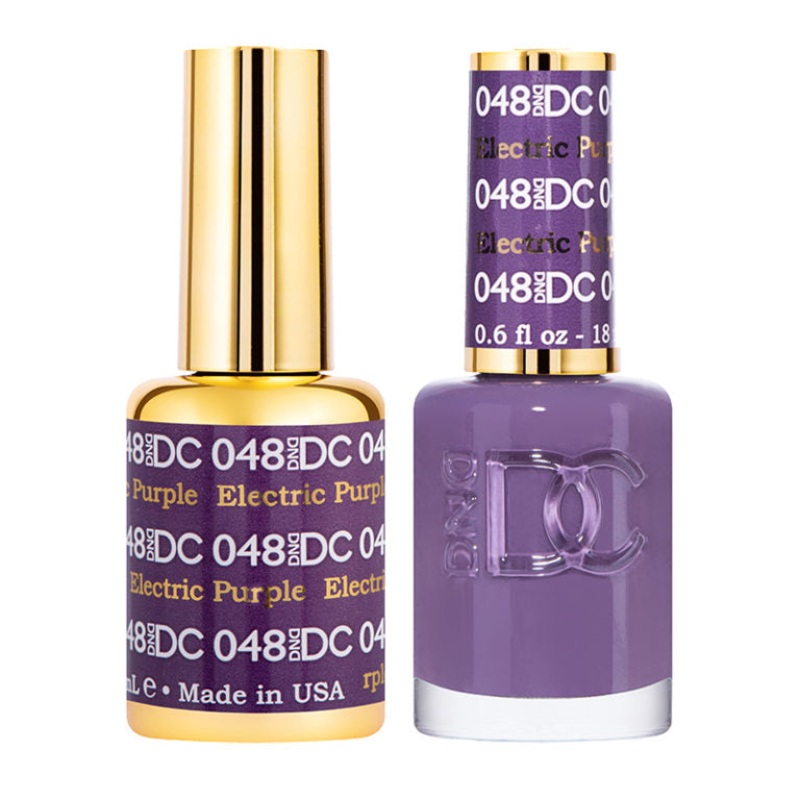 DC DUO Gel Polish and Lacquer – Electric Purple DC048