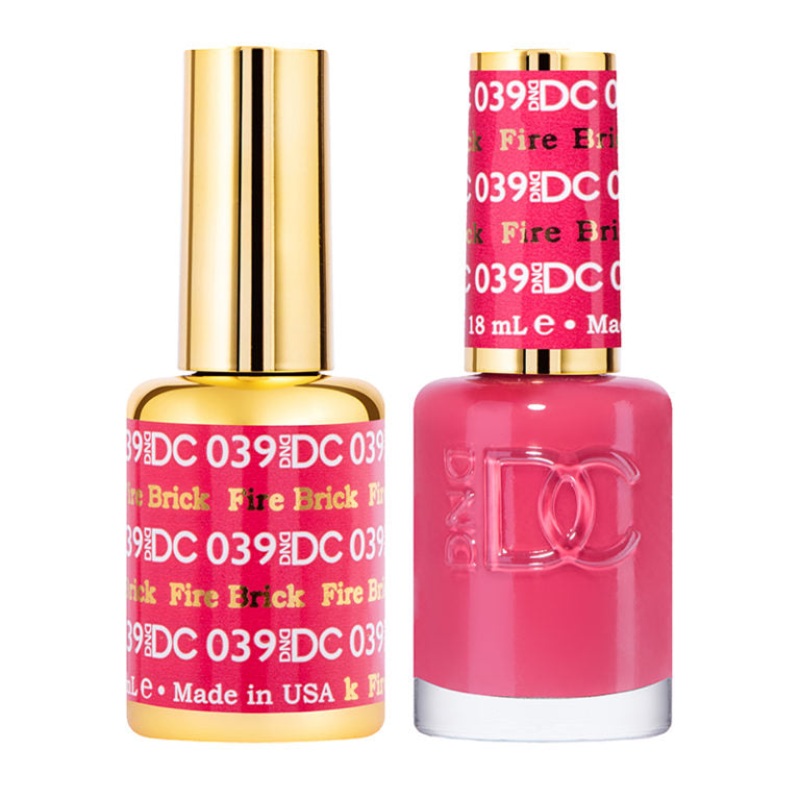 DC DUO Gel Polish and Lacquer – Fire Brick DC039