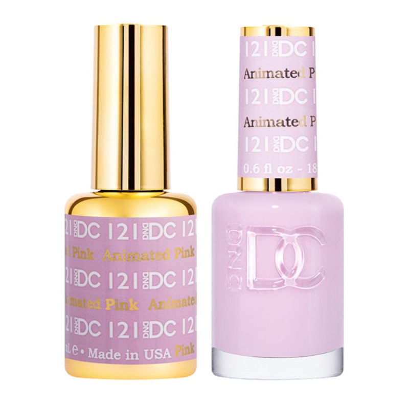 DC DUO Gel Polish and Lacquer – Animated Pink DC121