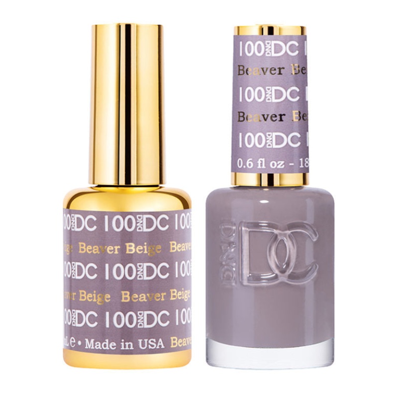 DC DUO Gel Polish and Lacquer – Beaver Beige DC100
