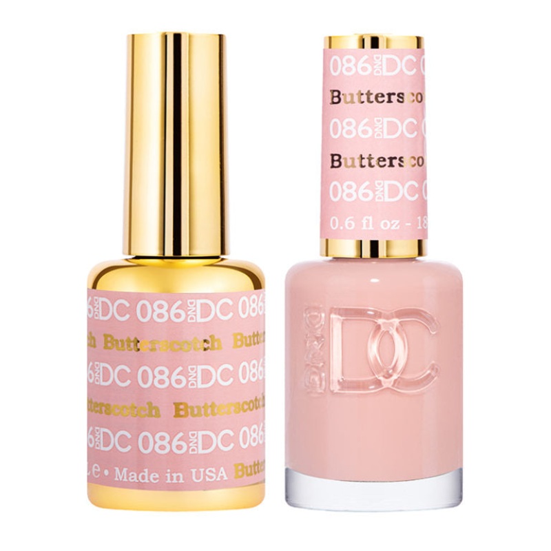 DC DUO Gel Polish and Lacquer – Butterscotch DC086