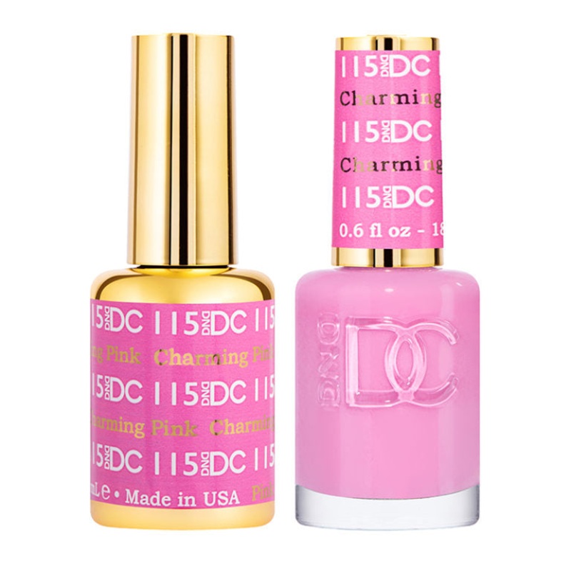 DC DUO Gel Polish and Lacquer – Charming Pink DC115