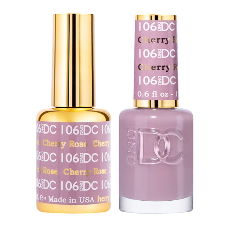 DC DUO Gel Polish and Lacquer – Cherry Rose DC106
