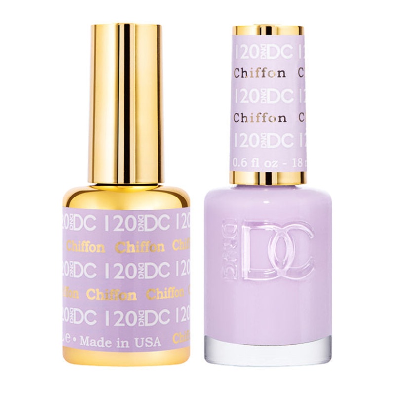 DC DUO Gel Polish and Lacquer – Chiffon DC120