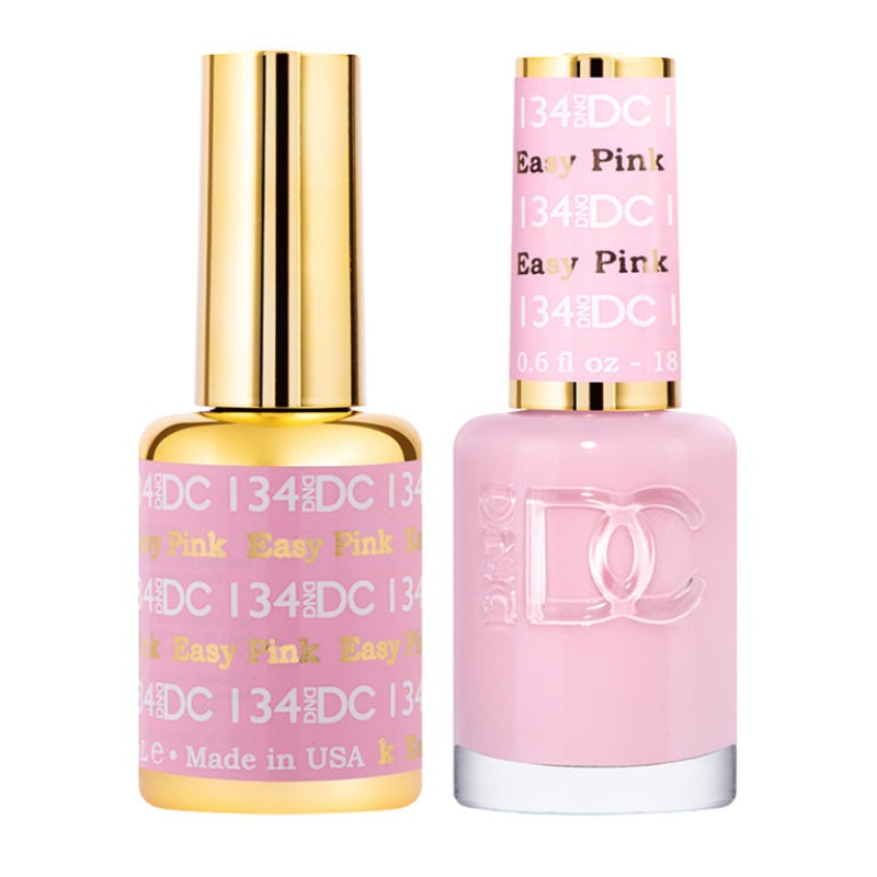 DC DUO Gel Polish and Lacquer – Easy Pink DC134