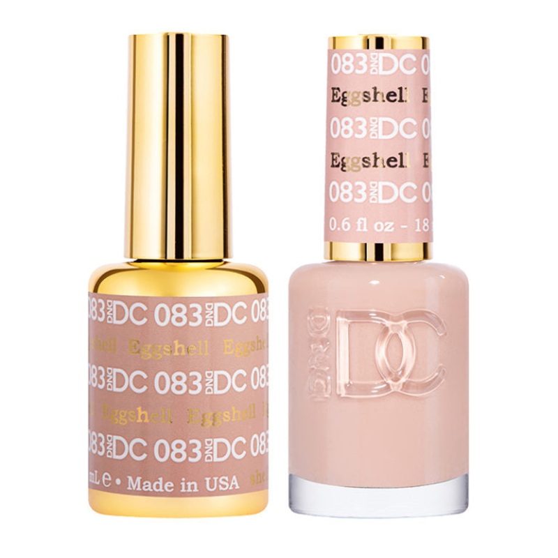 DC DUO Gel Polish and Lacquer – Eggshell DC083