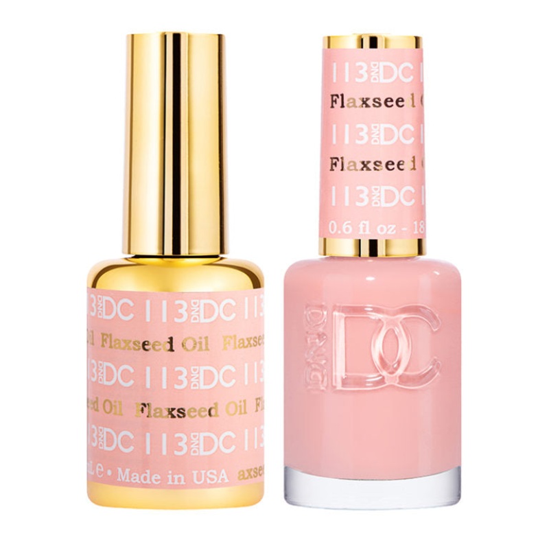 DC DUO Gel Polish and Lacquer – Flaxseed Oil DC113