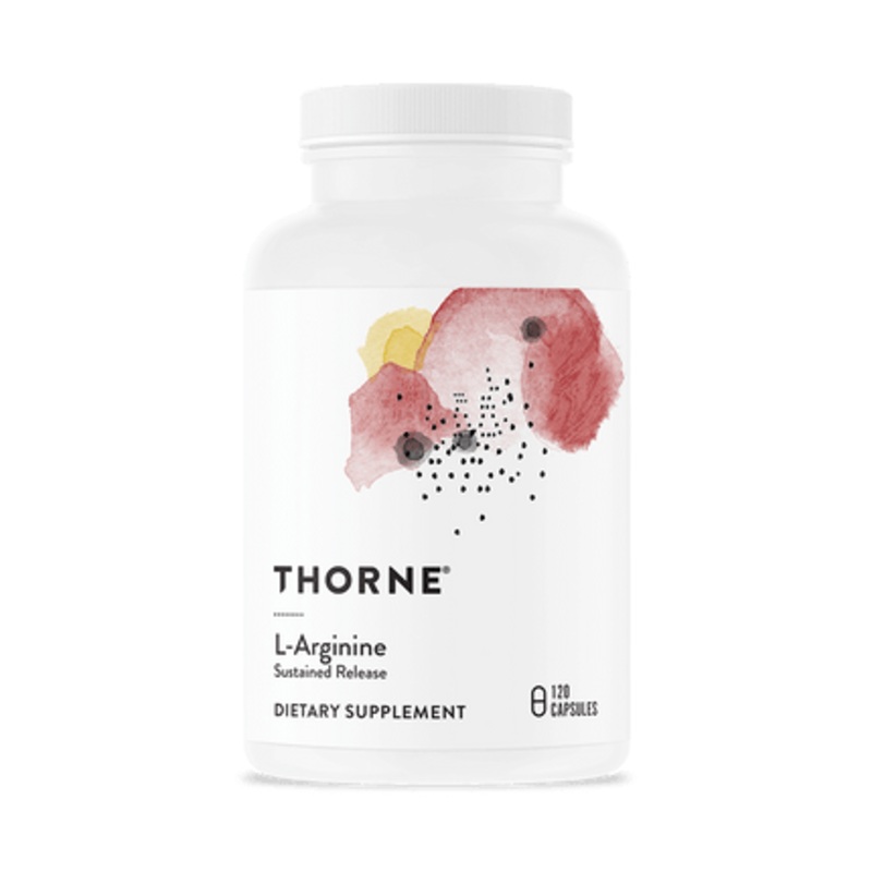 THORNE L-ARGININE SUSTAINED RELEASE DIETARY SUPPLEMENT, SOLD AS 1/BOTTLE THORNE SA525