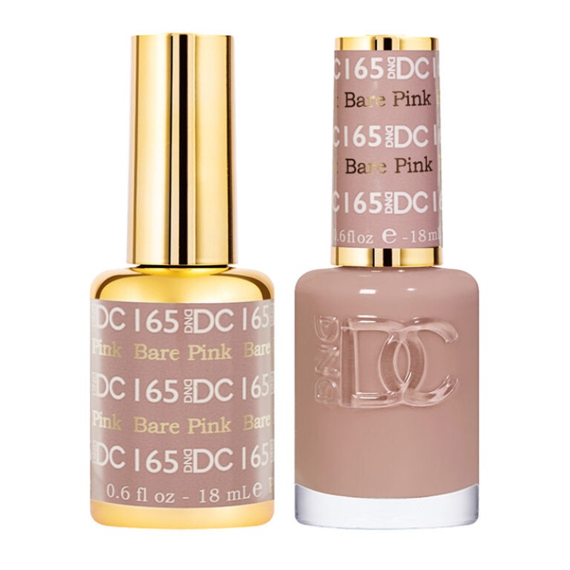DC DUO Gel Polish and Lacquer – Bare Pink DC165