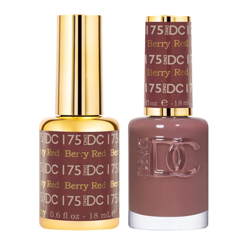DC DUO Gel Polish and Lacquer – Berry Red DC175
