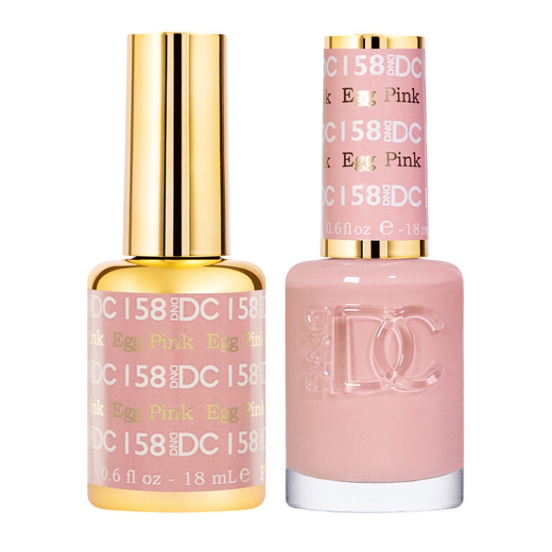 DC DUO Gel Polish and Lacquer – Egg Pink DC158