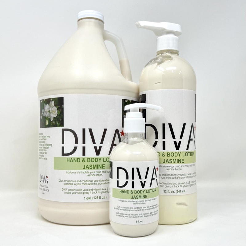 DIVA Lotion Jasmine-8oz & 32oz & 128oz