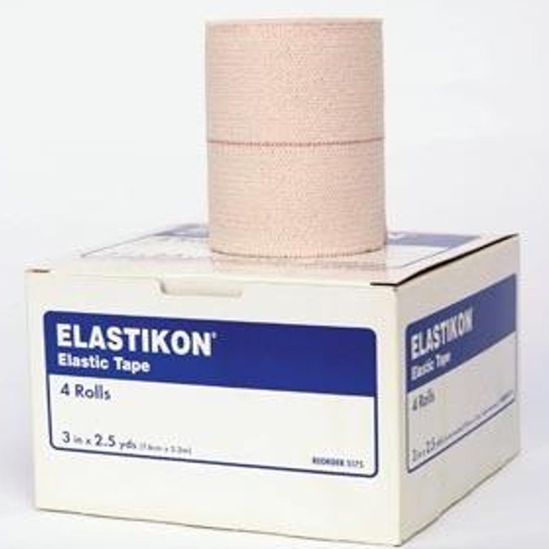 ACTIMOVE ELASTIKON ELASTIC TAPE, 3 INCH X 2-1/2 YARD, SOLD AS 4/BOX BSN 5175