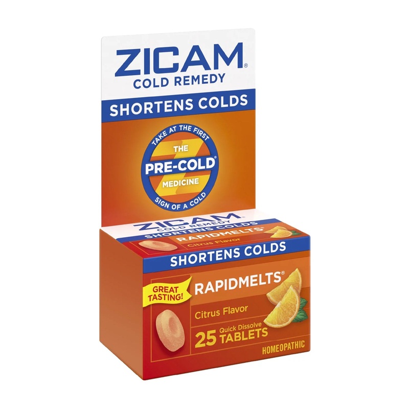 ZICAM COLD REMEDY RAPIDMELTS TABLETS CITRUS, SOLD AS 1/BOTTLE CHURCH 62750004410