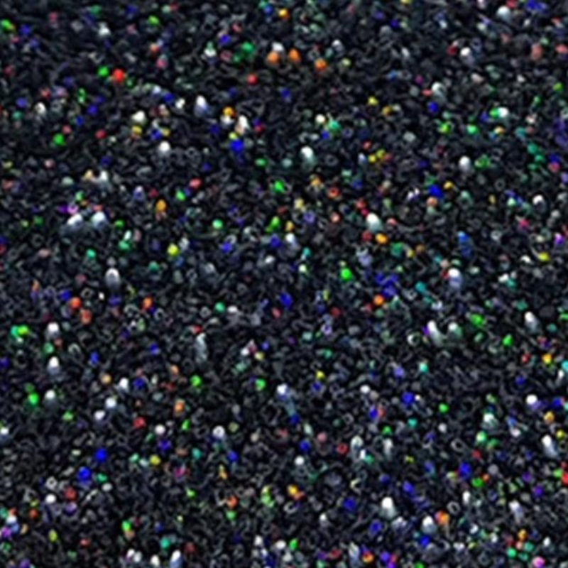 Ashes to Ashes Black Holographic Nail Glitter 5g